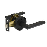 St Tropez Series Privacy Lever Set - Matt Black Finish