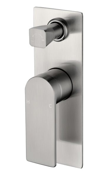 Coomera Shower & Bath Mixer Diverter - Brushed Nickel