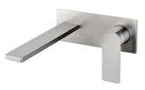 Coomera Wall Mixer & Spout Combination  - Brushed Nickel