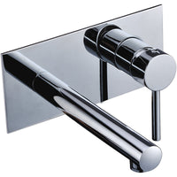 Lollypop Wall Mixer & Spout Combination  - Chrome