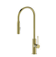 Aura Deluxe Pull-out Sink Mixer - Brushed Gold