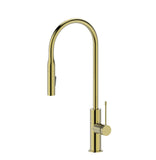 Aura Deluxe Pull-out Sink Mixer - Brushed Gold