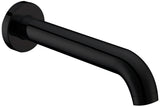 Amelia Bath Spout 200mm - Matt Black