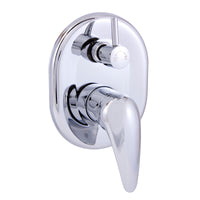 Rubine Shower & Bath Mixer Diverter - Chrome