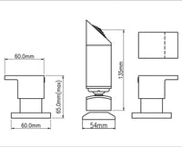 Cuba Shower Set - Chrome