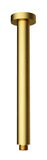 Round Ceiling Drop Down Shower Arm 300mm - Brushed Gold