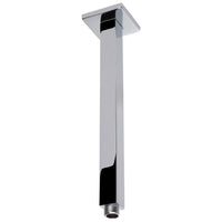 Square Ceiling Drop Down Shower Arm 600mm - Chrome