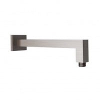 Square Horizontal Shower Arm - Brushed Nickel