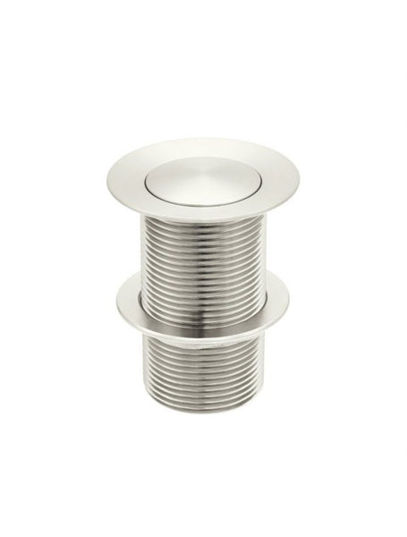 Pop Up Plug & Waste 32mm No Overflow - Brushed Nickel