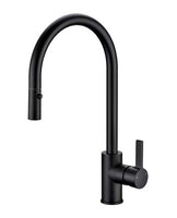 Ocean Deluxe Pull Out Kitchen Sink Mixer - Matt Black