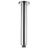 Round Ceiling Drop Down Shower Arm 200mm - Chrome