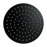 Coral Round Shower Head 300mm - Matt Black