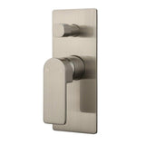 Flores Shower & Bath Mixer Diverter - Brushed Nickel