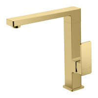 Eva Deluxe Sink Mixer - Brushed Gold