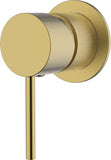 Pacifica Petite Mini Back Plate Wall Mixer - Brushed Gold