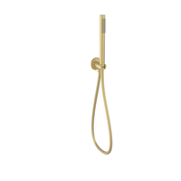 Tubo Round Hand Shower on Bracket - Brushed Gold